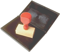 stamp and stamp pad